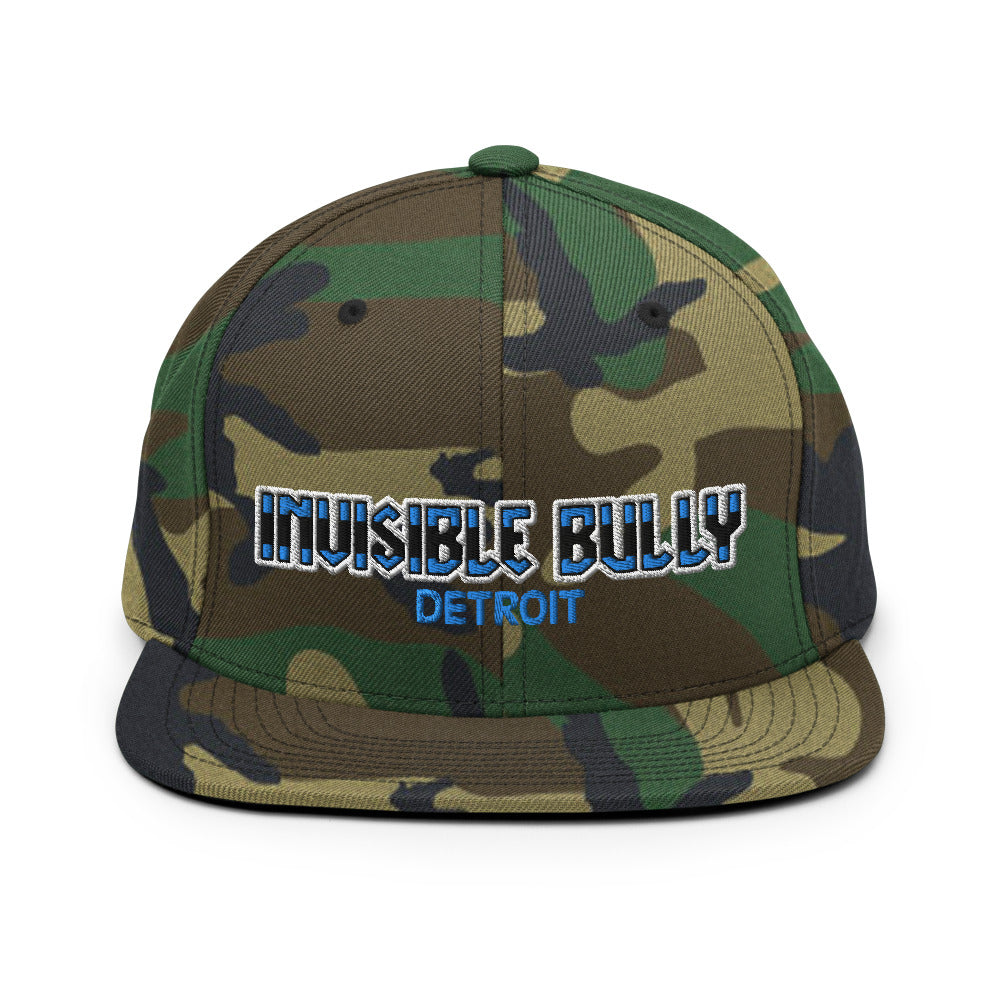 INVISIBLE BULLY DETROIT Snapback Hat